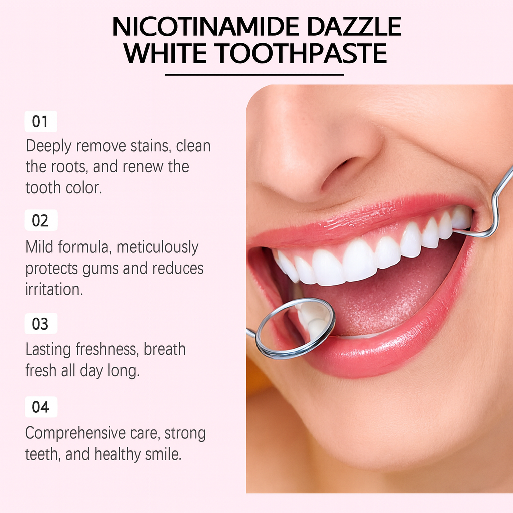 #1 Niacinamide Whitening Toothpaste