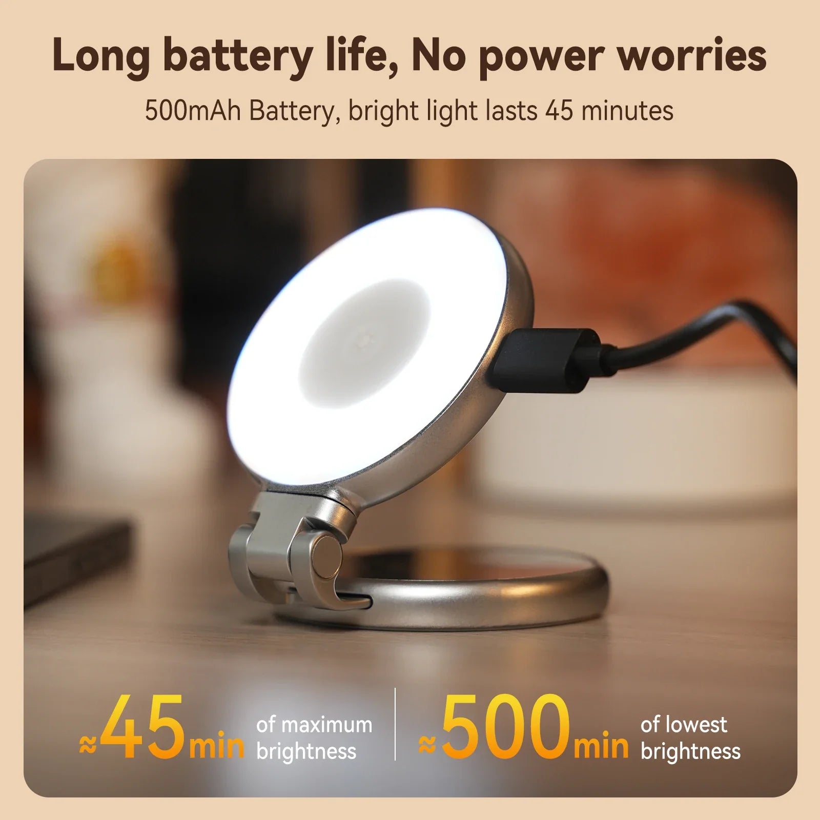 Magnetic Selfie Ring Light