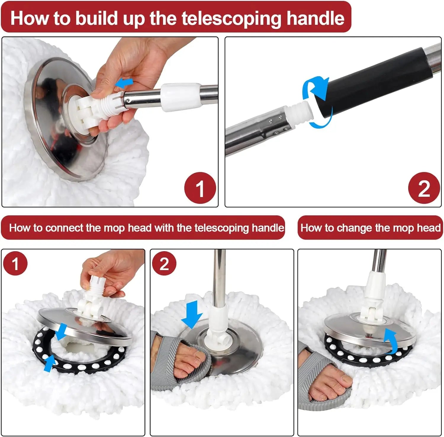 360° Spin Mop & Bucket Set