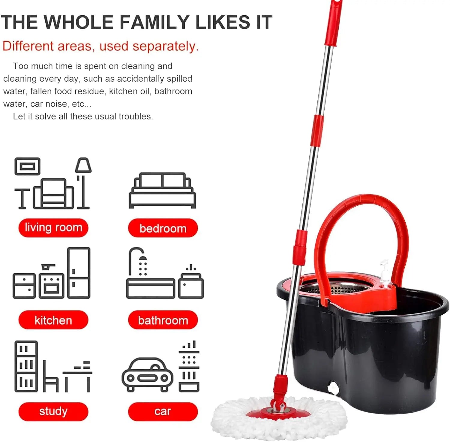 360° Spin Mop & Bucket Set