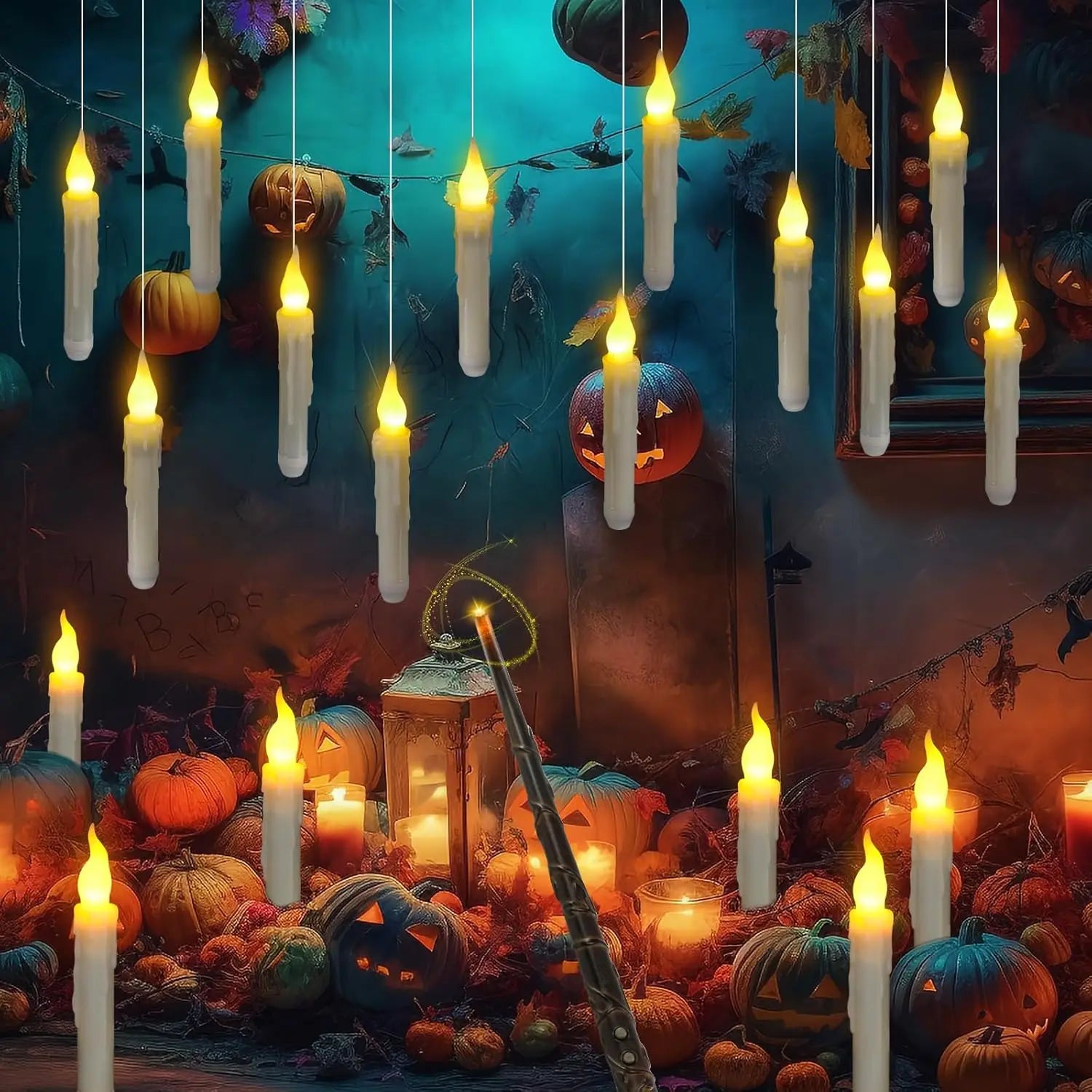 Magic Wand with Candles