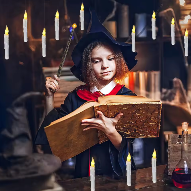 Magic Wand with Candles
